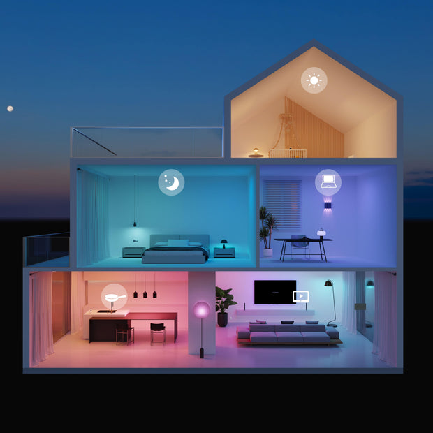 <h3></h3><ul class="metafield-single_line_text_field-array"><li class="metafield-single_line_text_field">Easy Installation</li><li class="metafield-single_line_text_field">16 million colors</li><li class="metafield-single_line_text_field">Cloud Storage</li><li class="metafield-single_line_text_field">Custom Scenes</li></ul>