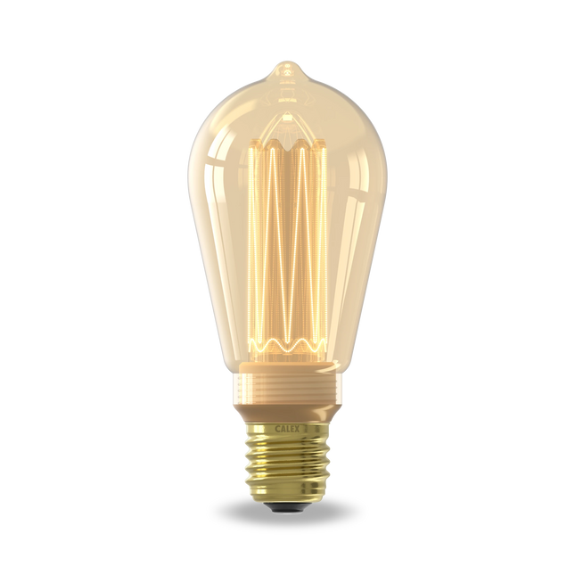 Calex Crown Series LED Bulb - E27 - ST64 - Gold