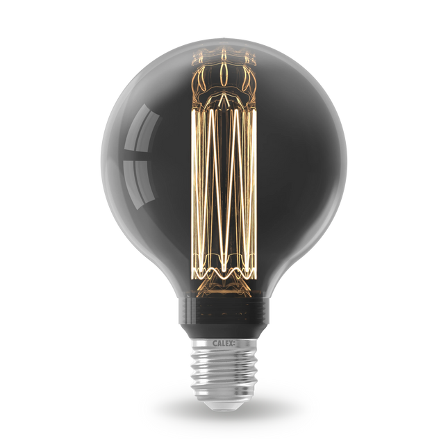 Calex Crown Series LED Bulb - E27 - G95 - Titanium