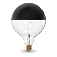 Calex Kopfspiegel-LED-Lampe - E27 - G125 - Schwarz