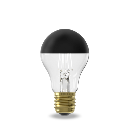 Calex Top Mirror LED Bulb - E27 - A60 - Black