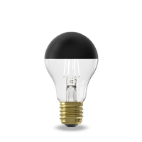 Calex Top Mirror LED Bulb - E27 - A60 - Black