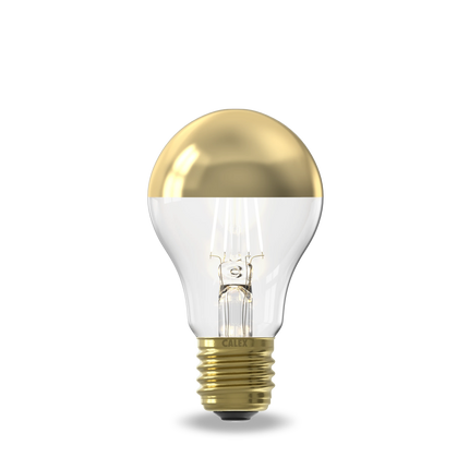 Calex Top Mirror LED Bulb - E27 - A60 - Gold