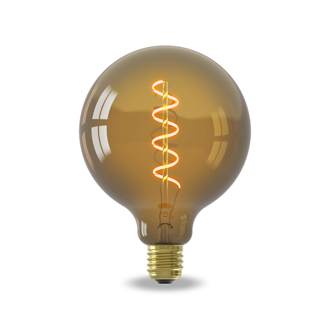 Calex Spiral Filament LED Bulb - E27 - G125 - Natural