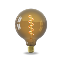 Calex Spiral Filament LED Bulb - E27 - G125 - Natural