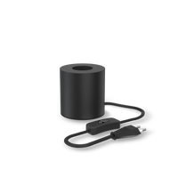 Calex Lampe de Table Ronde - E27 - Noir