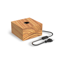 Calex Tischleuchte eckig - E27 - FSC® Holz
