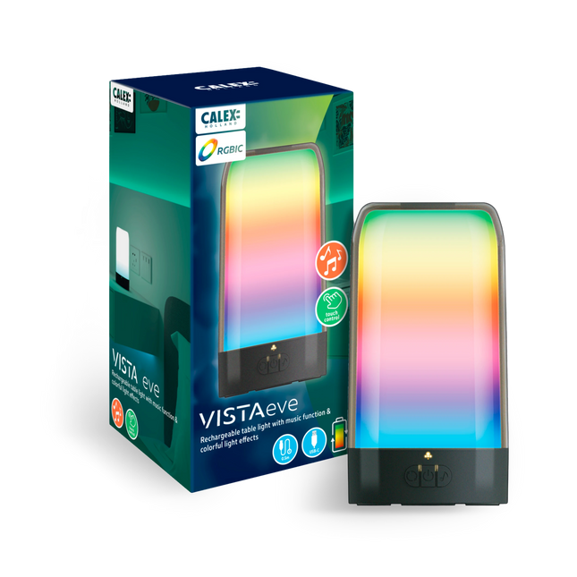 Calex Vista Table Light - Battery - RGBIC
