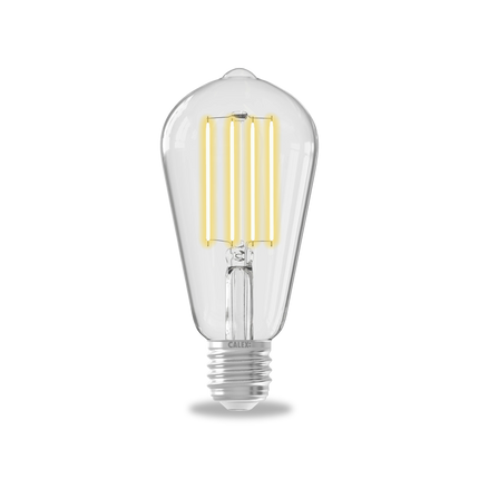 Calex Smart LED Bulb - Filament - ST64 - CCT - Clear