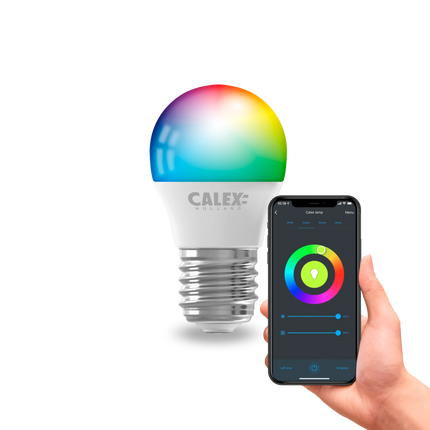 Calex Smart LED Bulb - E27- P45 - RGB + CCT