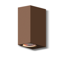 Calex Bergamo Wandleuchte - Up & Down - 2x GU10 - Rost
