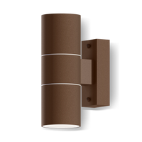 Calex Turin Wandleuchte - Up & Down - 2x GU10 - Rost