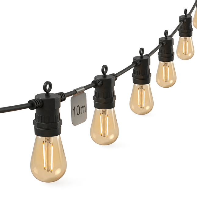 Calex String light 10M - Warm White - 10 bulbs