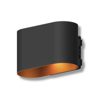 Calex Potenza Wandlamp - Zwart