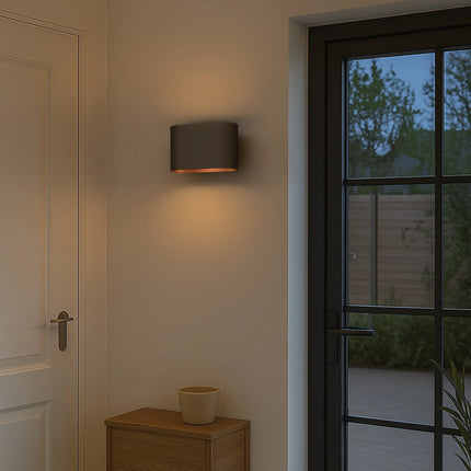 Calex Potenza Wall Light - Black