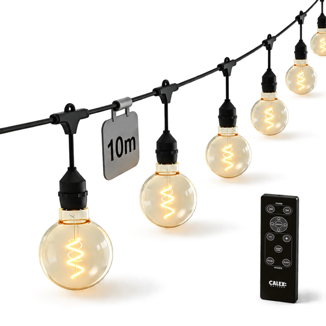Calex Vista Festoon 10m - XL Bulb
