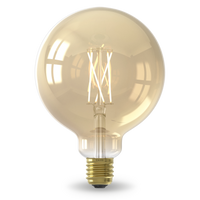 Calex Smart Ampoule LED - E27 - Filament - G125 - CCT - Doré