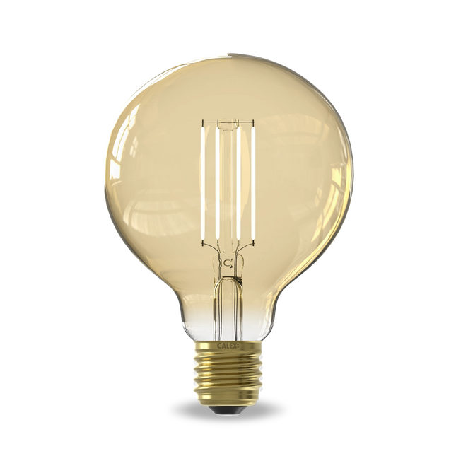 Calex Smart LED Bulb - E27 - Filament - G95 - CCT - Gold