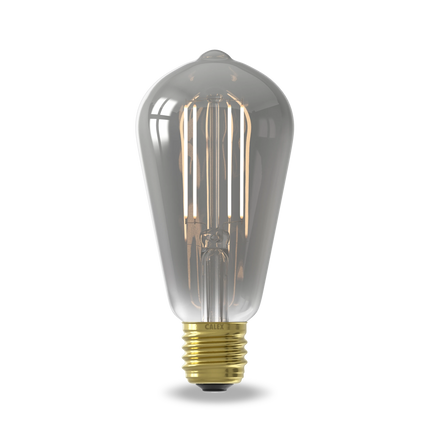 Calex Smart LED Bulb - E27 - Filament - ST64 - CC - Titanium