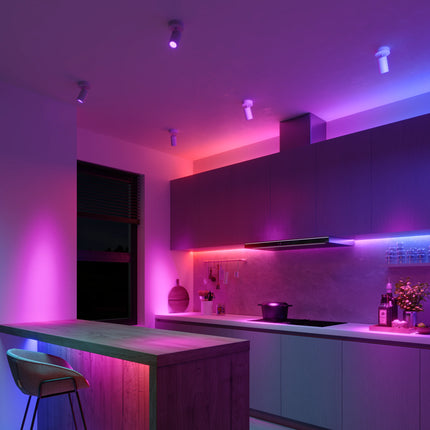 Calex Smart Ceiling Light - 1 Light Spot - White