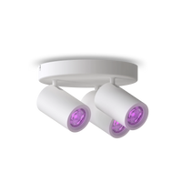 Calex Smart Ceiling Light - 3 Light Spot - White