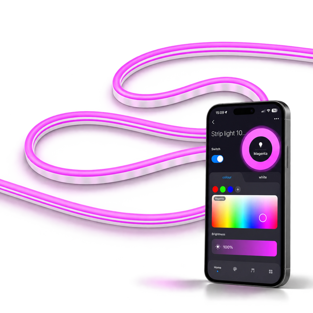 Calex Smart Outdoor LED Strip 10m – RGB + CCT