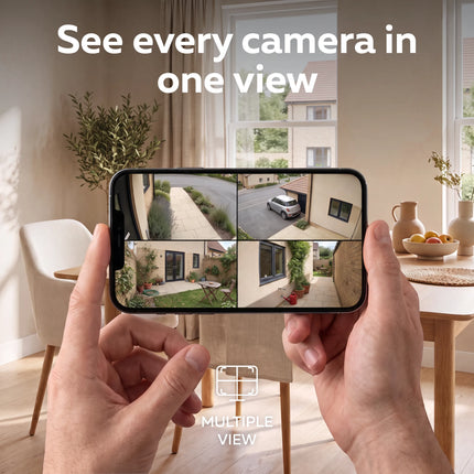 Calex Smart Außenkamera - Solar - 3MP - Weiß