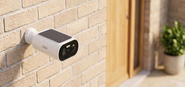 <h2>Smart Security.</h2><h1>Powered by the sun.</h1>