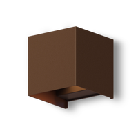 Calex Bari LED Wall Light - Up & Down - Rust