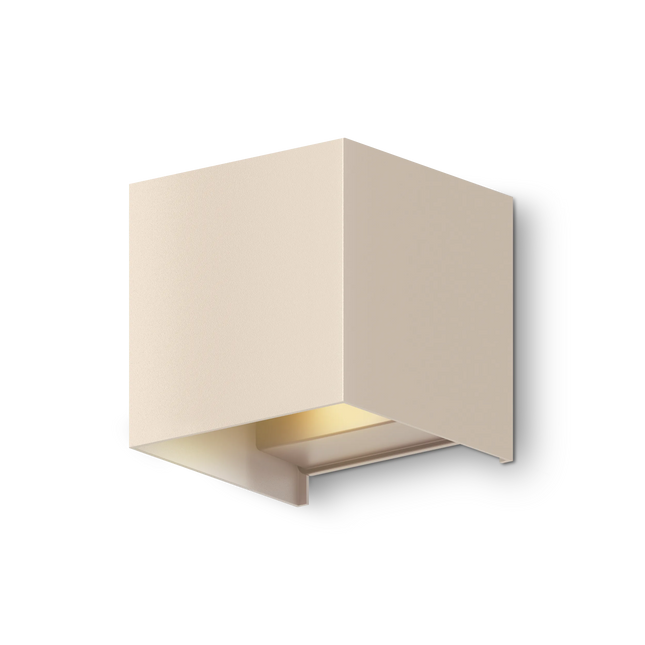 Calex Bari LED Wall Light – Up & Down – Sand