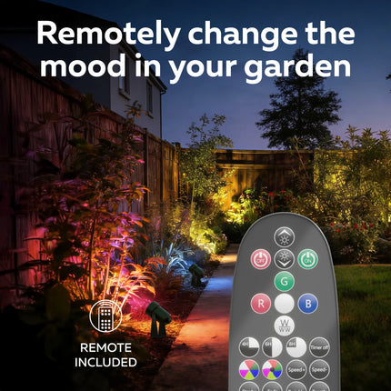 Calex Aosta Solar Spotlight – 3-Pack – Zwart