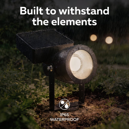 Calex Cesena Spot Solaire – Rechargeable – Noir