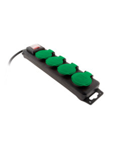 Calex 4 Way Outdoor Power Strip – IP44 – 1.4m