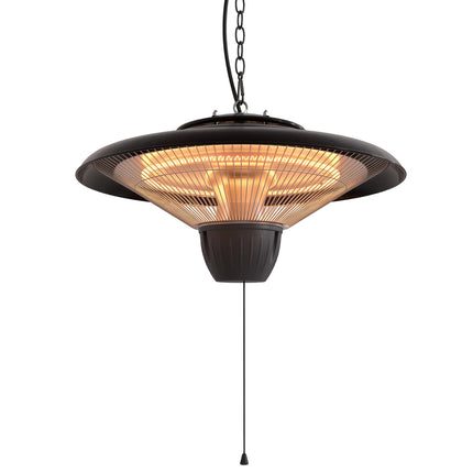 Calex Chauffage de Terrasse Suspendu – 1500W – Noir