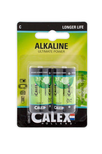 Calex Alkaline Cel - LR14 - C - 2-Pak