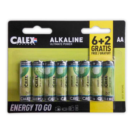 Calex Alkaline Penlite - LR6 - AA - 8-Pack