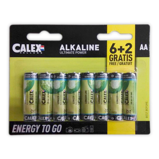 Calex Alkaline Penlite - LR6 - AA - 8-Pack