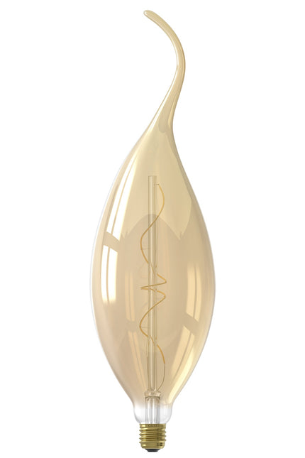 Calex Altea LED Lamp - E27 - Gold - 6W - Dimmable
