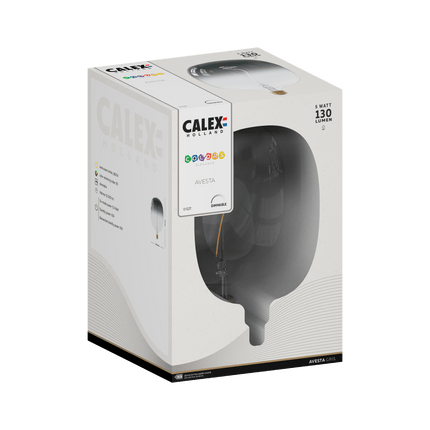 Calex Avesta Gris LED Bulb - E27 - Grey