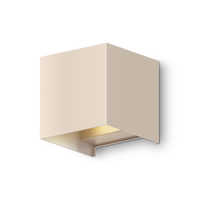 Calex Bari LED Wall Light – Up & Down – Sand
