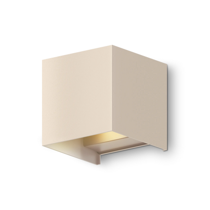 Calex Bari Wall Light – Up & Down – Integrated LED – Sand