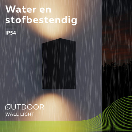 Calex Bergamo Wall Light - Up & Down - 2x GU10 - Anthracite