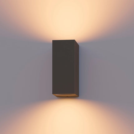 Calex Bergamo Wall Light - Up & Down - 2x GU10 - Anthracite