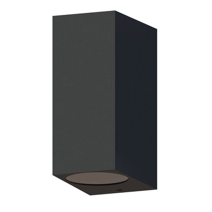 Calex Bergamo Wall Light - Up & Down - 2x GU10 - Black