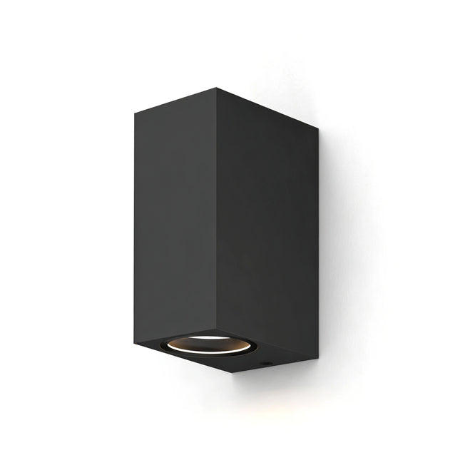 Calex Bergamo Wall Light - Up & Down - 2x GU10 - Black