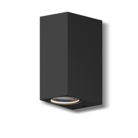 Calex Bergamo Wall Light - Up & Down - 2x GU10 - Black