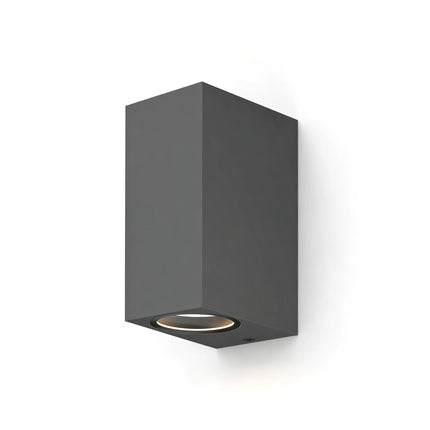 Calex Bergamo Wall Light - Up & Down - 2x GU10 - Grey