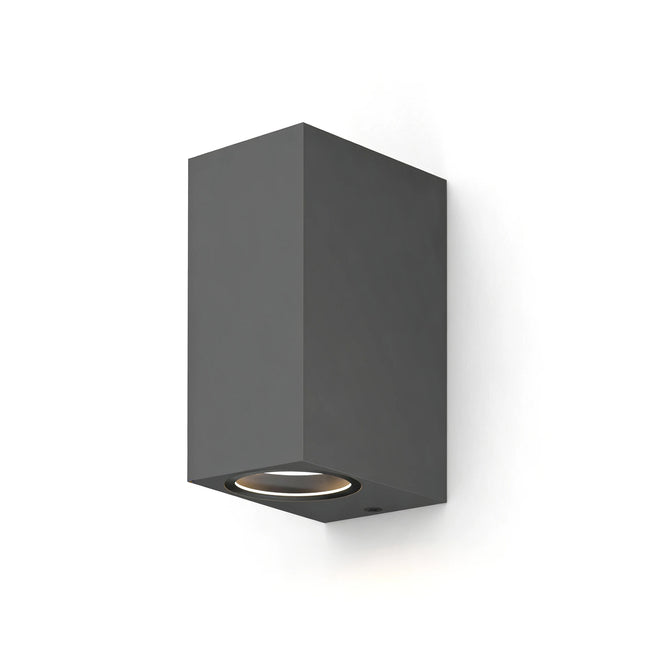 Calex Bergamo Wall Light - Up & Down - 2x GU10 - Grey