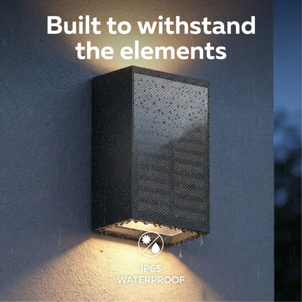 Calex Birindisi Solar Wall Light – Black
