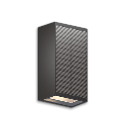 Calex Birindisi Solar Wall Light – Black